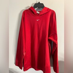Nike red pullover hoodie women’s‎ size M